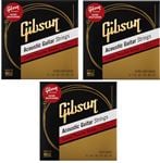 Gibson Coated Phosphor Bronze Acoustic Guitar Strings Front View